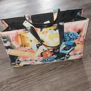 NWT Living Things Mfg ‘Celebrity’ Beaded Handbag Purse W/Matching Makeup…